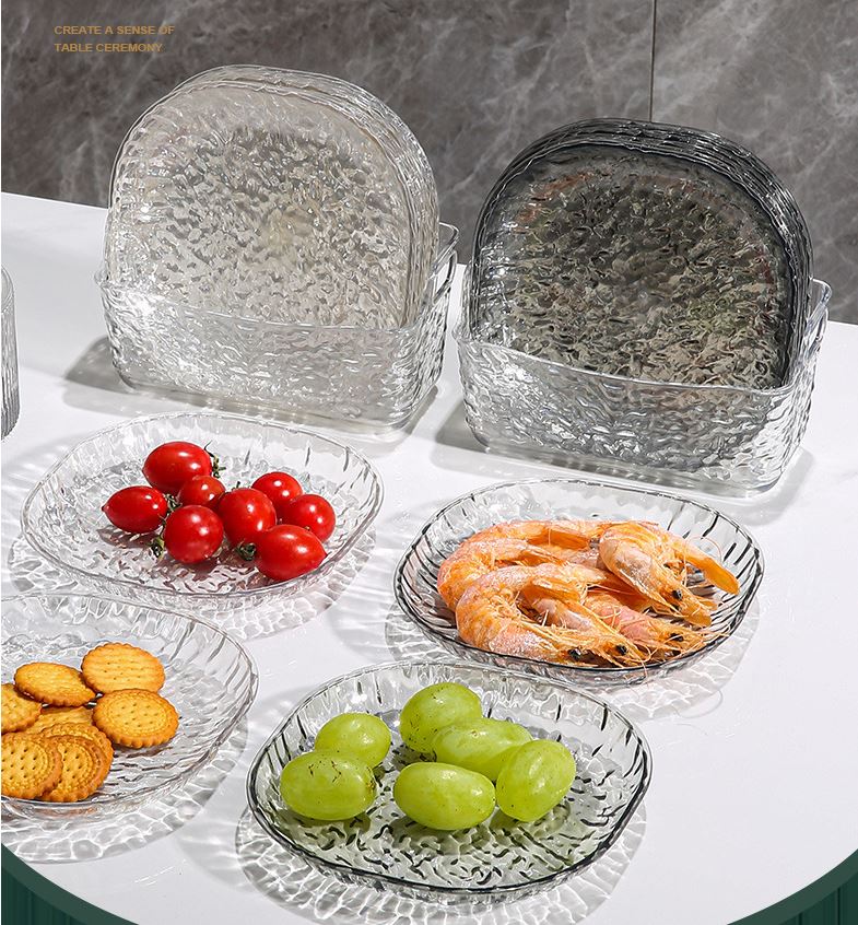 Crystal Glass Plate Set - Image 4