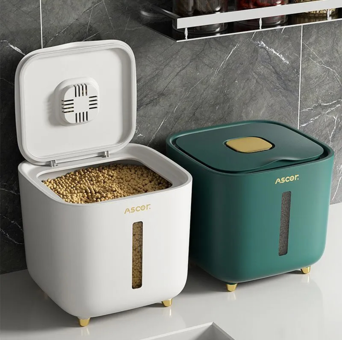 Large Capacity Rice Storage Bucket | 高颜值米桶 - Image 2