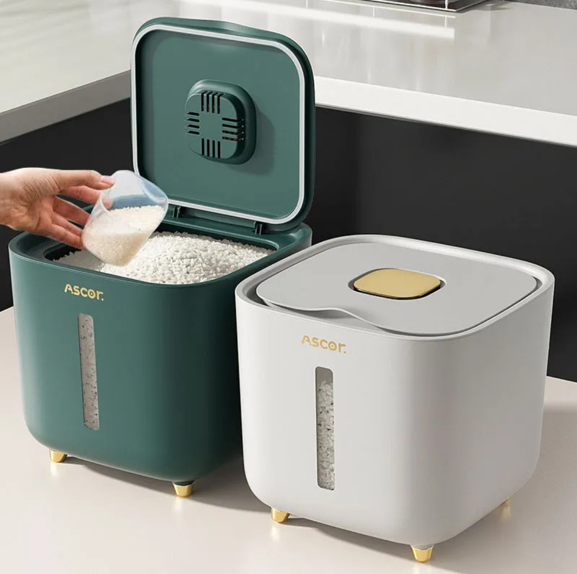 Large Capacity Rice Storage Bucket | 高颜值米桶