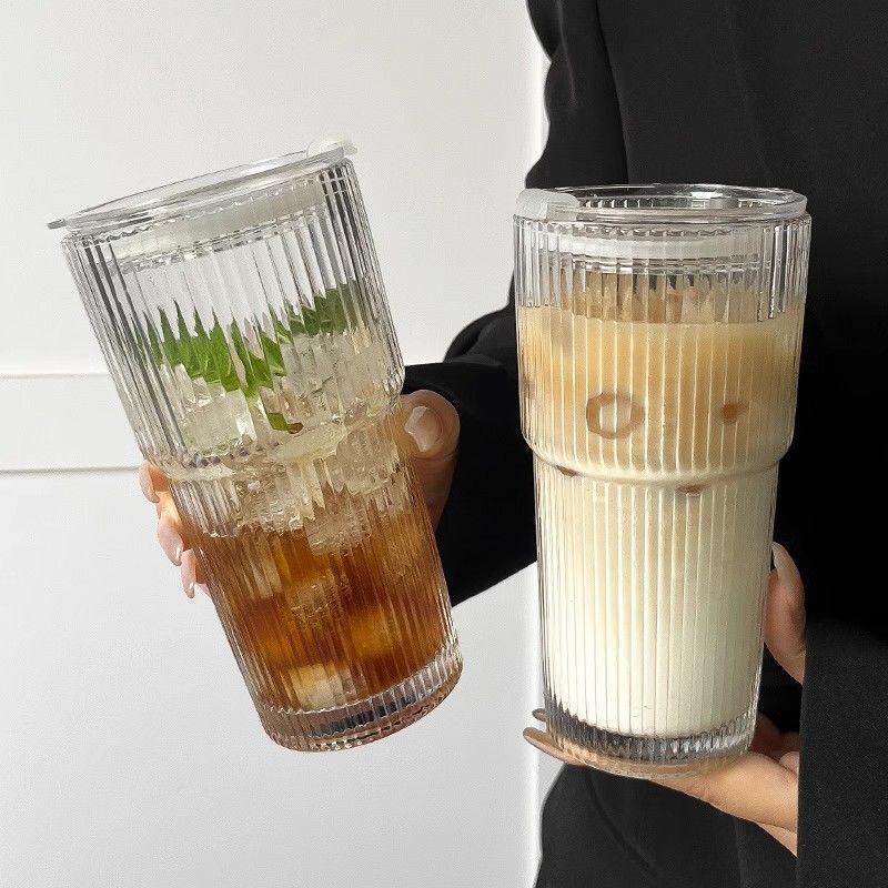 Glass Transparent Cup & Straw - Image 4
