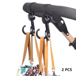 Rotatable Double Stroller Strap [2PCS]