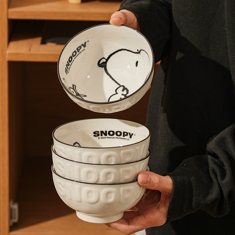 Snoopy Ceramic Bowl Gift Set | 史努比陶瓷碗礼盒 - Image 2