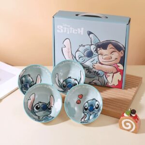 💙 Stitch Ceramic Bowl Set | 史迪奇陶瓷碗