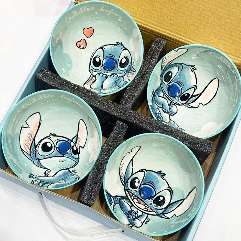 💙 Stitch Ceramic Bowl Set | 史迪奇陶瓷碗 - Image 3