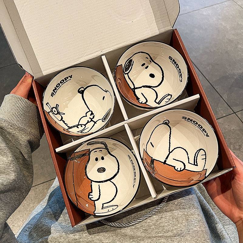Snoopy Ceramic Bowl Gift Set | 史努比陶瓷碗礼盒 - Image 4