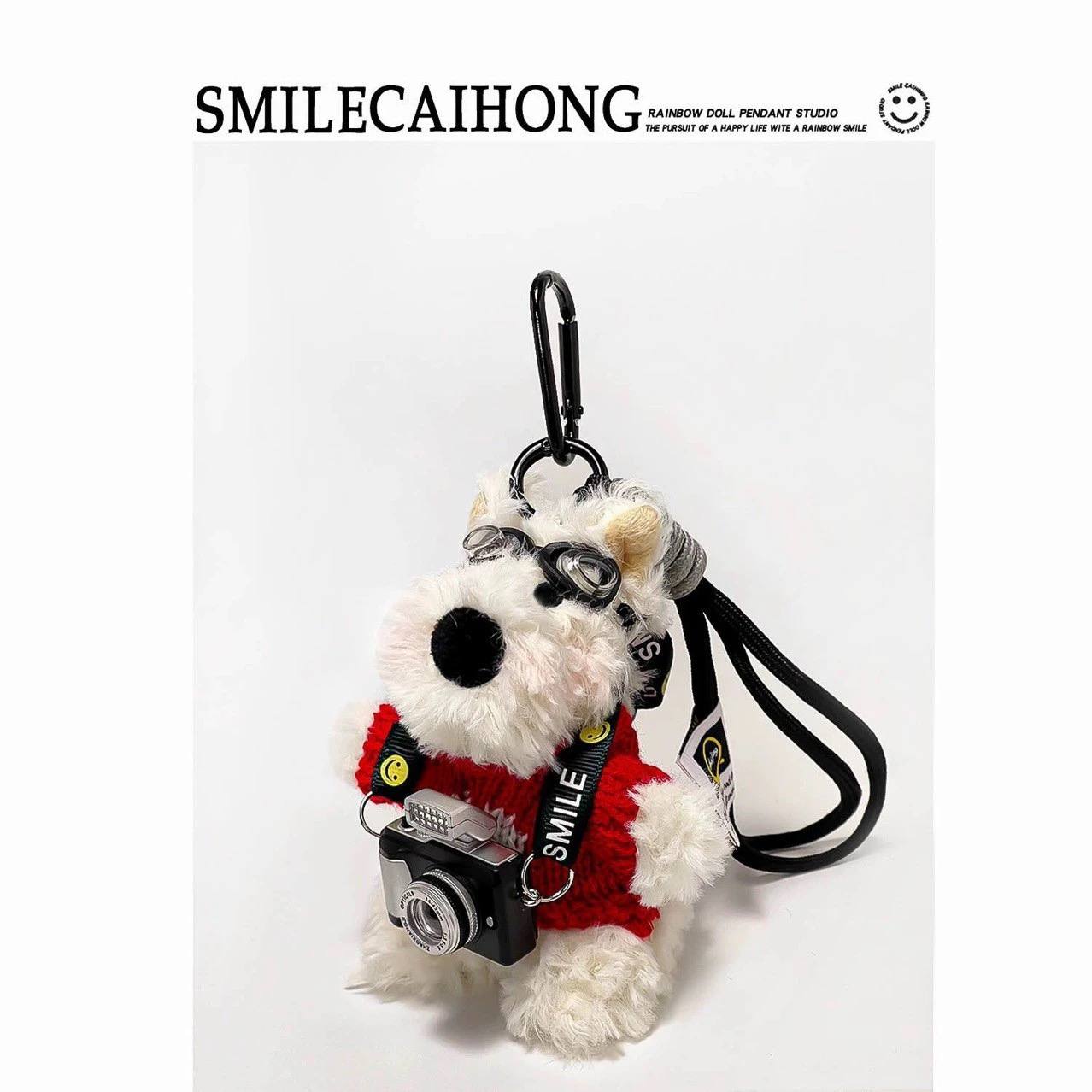 摄影狗狗吊饰 | Photographer Puppy Keychain - Image 2