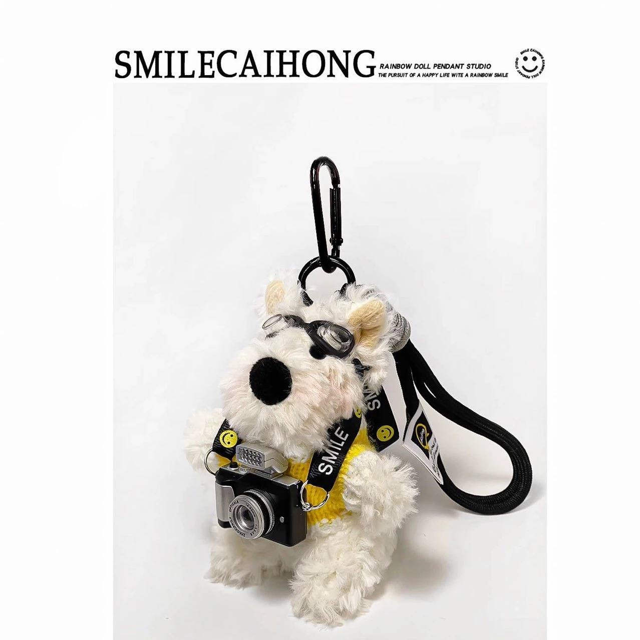 摄影狗狗吊饰 | Photographer Puppy Keychain - Image 3
