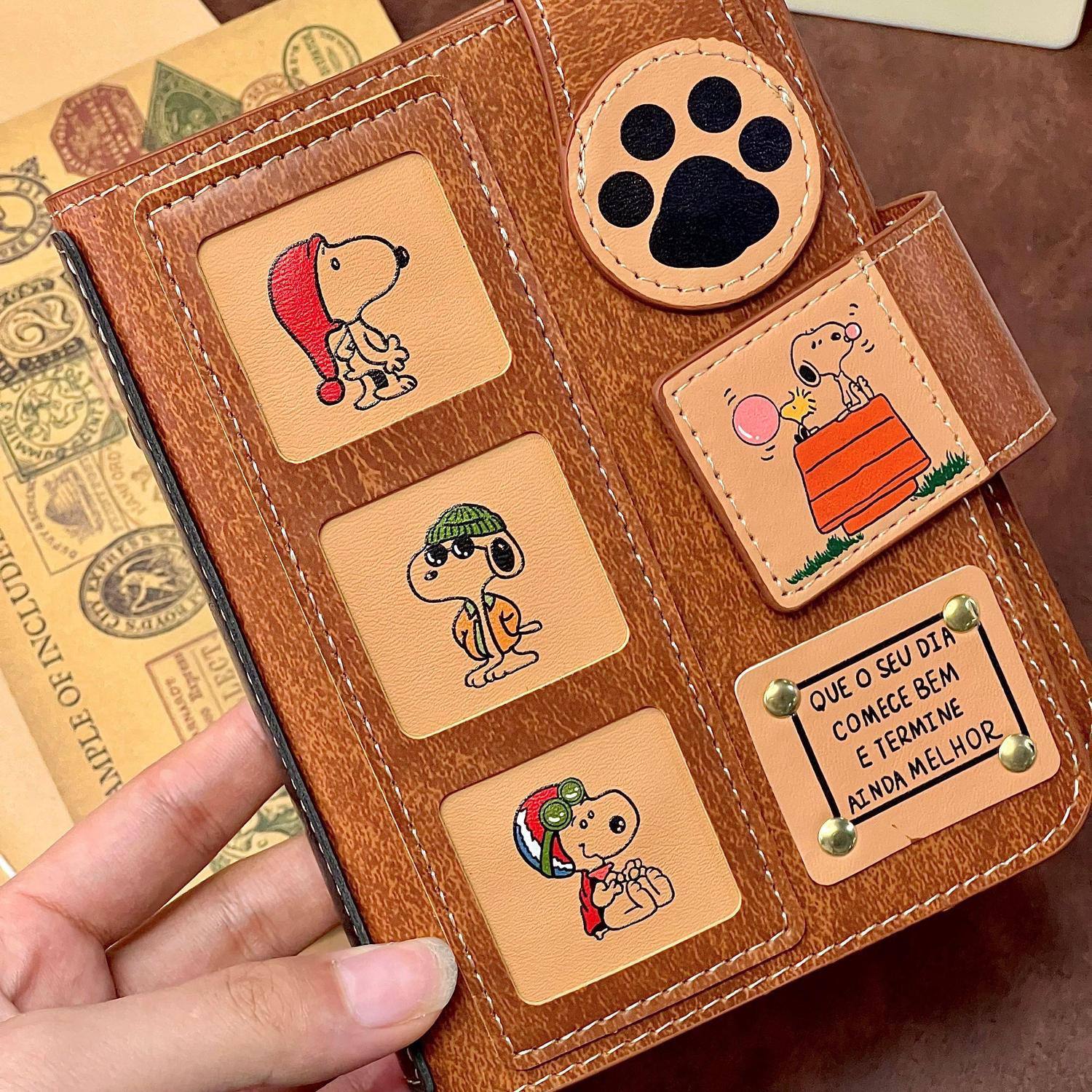 🐾Snoopy 复古皮质手帐本 - Image 5