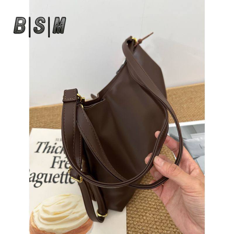 Reversible Suede & PU Large Tote Bag | 双面两用大容量托特包 - Image 4