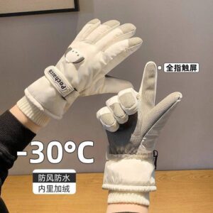 Winter Waterproof Touchscreen Gloves | 加绒滑雪防水手套