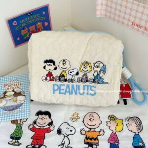 Quilted Large-Capacity Pouch | 大容量收纳化妆包