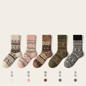 Vintage Thermal Wool Socks | 复古毛绒保暖袜